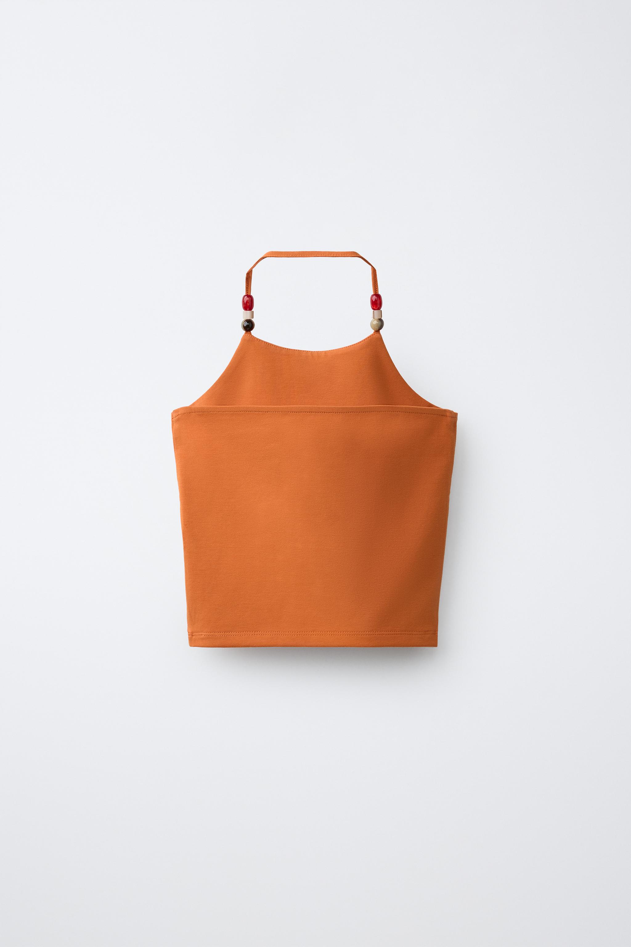 BEADED HALTER TOP
